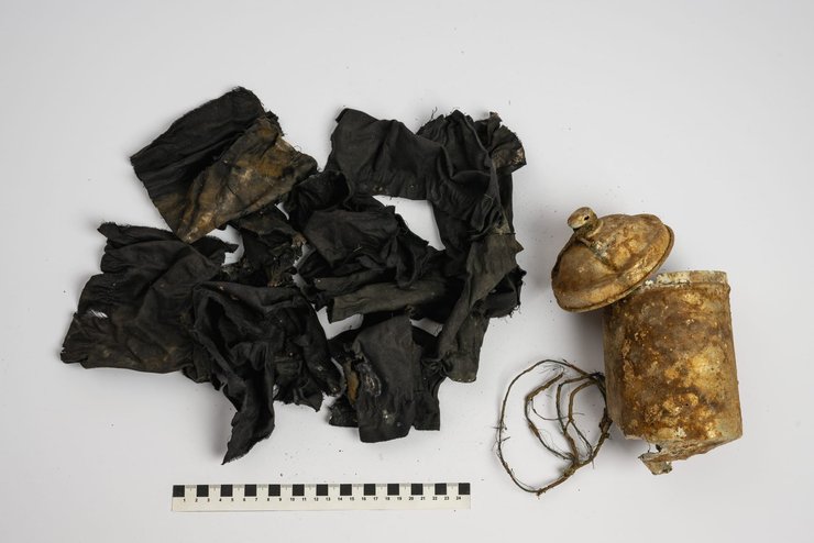 скарб тканина контейнер алюміній знахідка