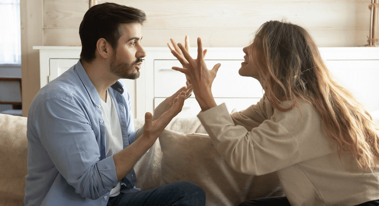 Любовь, отношения, ссора молодоженов, проблемы в семье