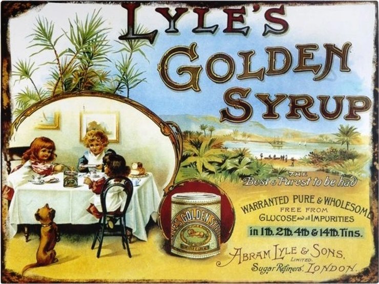 золотой сироп лайла, старейший бренд, исторический логотип