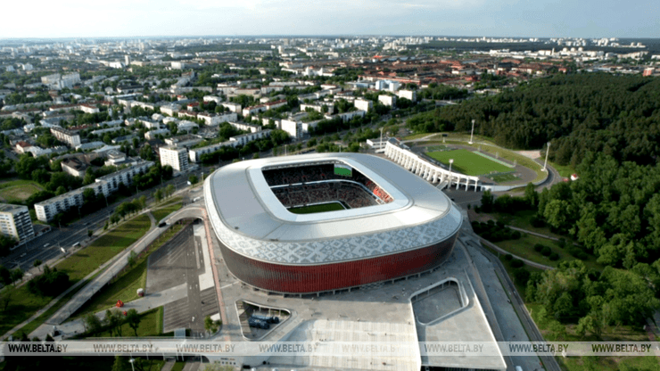 Построенный Китаем стадион в Минске