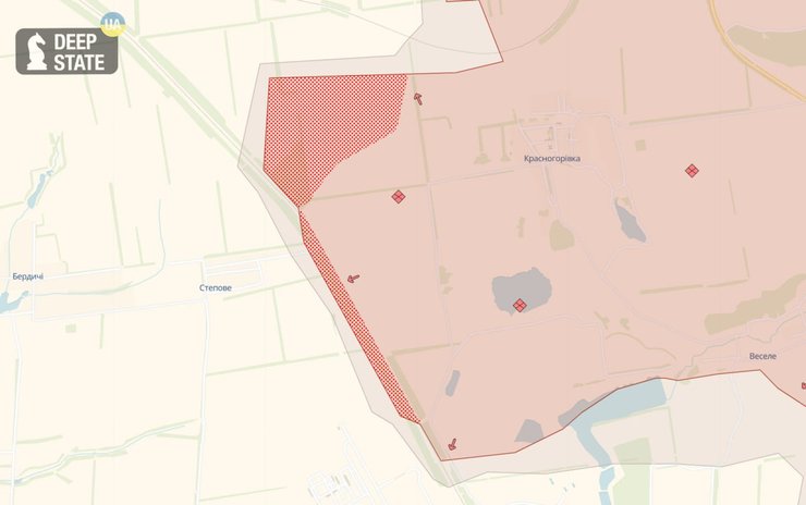 Карта боев, Донецкая область, Авдеевка, Степное