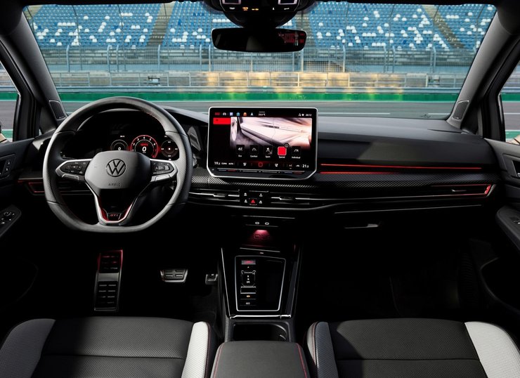 салон Volkswagen Golf, Volkswagen Golf, новый Volkswagen Golf GTI, Volkswagen Golf 2024, Volkswagen Golf 2024