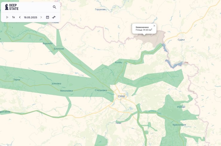 Сумская область страдает от наступления РФ 21 мая