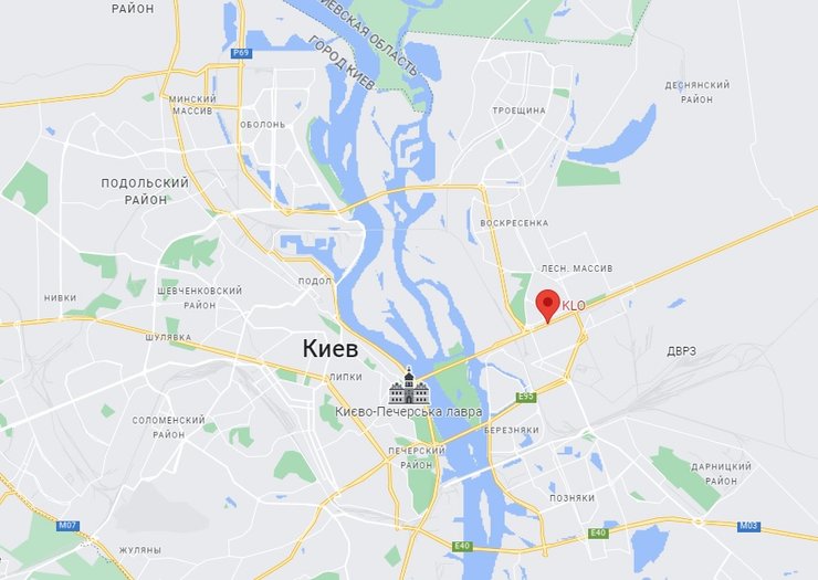 Место пожара в Деснянском районе