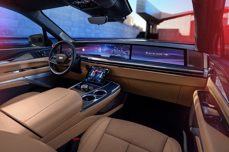 салон Cadillac Escalade IQ, Cadillac Escalade, Cadillac Escalade IQL, новый Cadillac Escalade, электромобиль Cadillac Escalade, электромобиль Cadillac Escalade