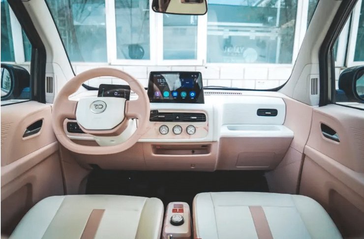 салон Zhidou Rainbow, новый Zhidou Rainbow, китайский электромобиль, электромобиль Zhidou, электромобиль Zhidou