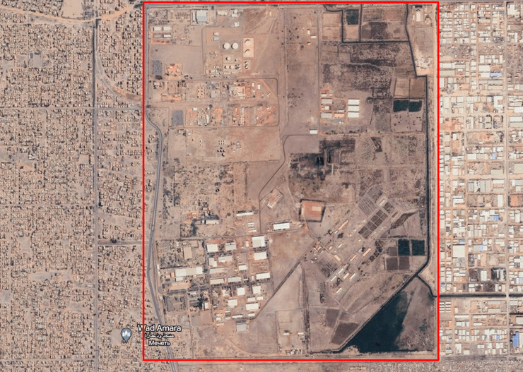 завод Судан, Судан, територія заводу