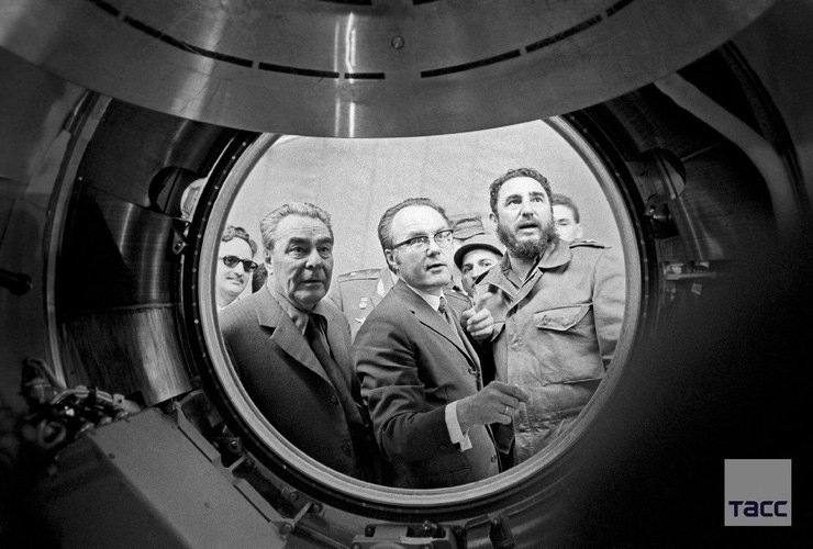 брежнев и кастро