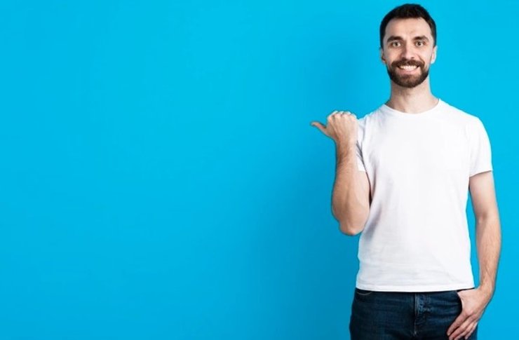 Счастливый мужчина