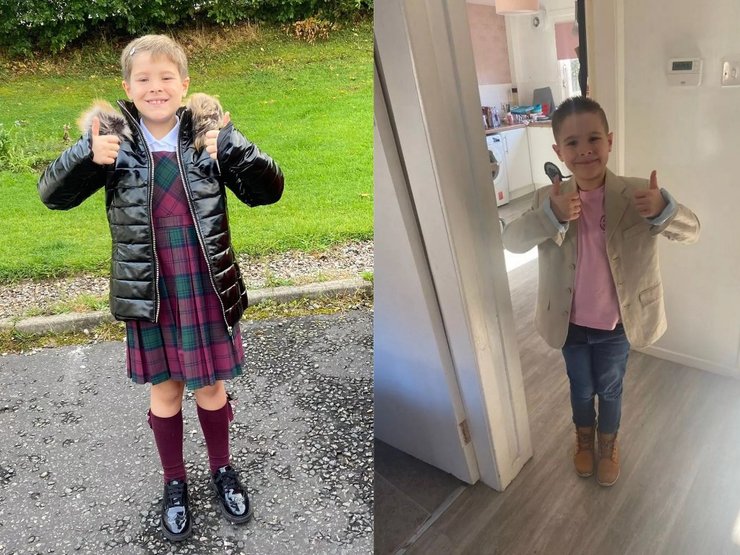 Мальчик носит одежду для девочек, сарафан, школьная форма, начал экспериментировать, поддержали друзья, женская одежда