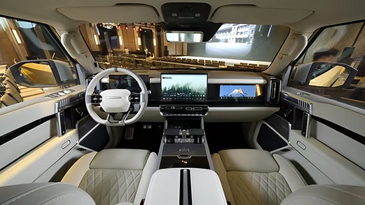 салон донгфенг, Dongfeng M-Hero, Dongfeng M-Hero Dragon Armor, Dongfeng M-Hero 917, китайський позашляховик