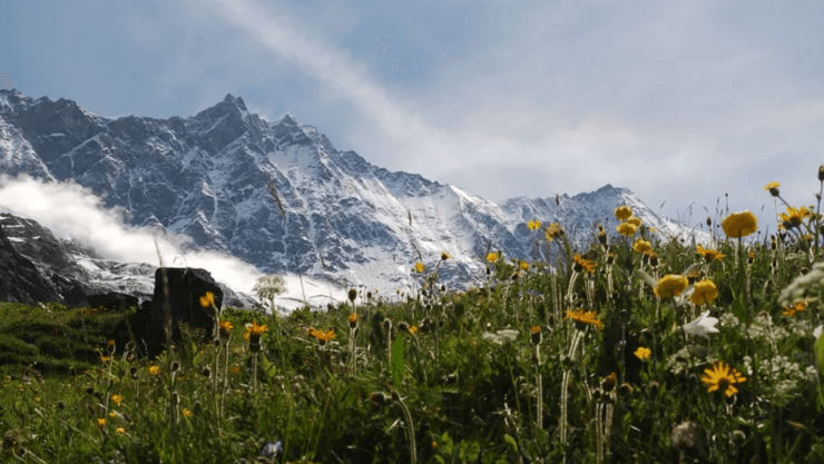 Пейзажи в швейцарской деревне