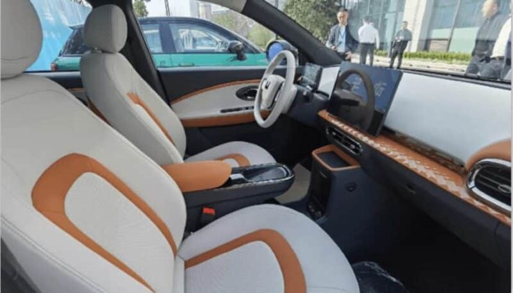 JAC EV3 2023, новый JAC EV3, JAC EV3, электромобиль JAC, клон Mini