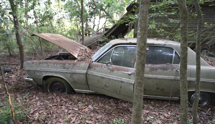 Ford Fairlane 1966, колекція авто, покинуті авто
