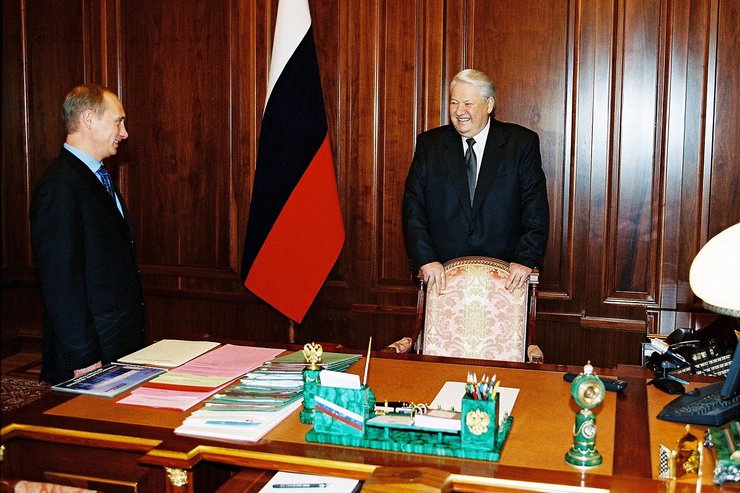 путин и ельцин