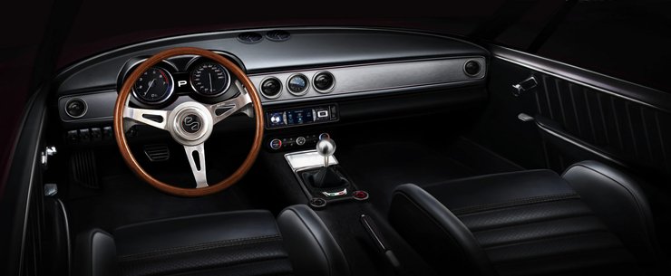 Салон авто, классический руль, классический салон, Alfa Romeo