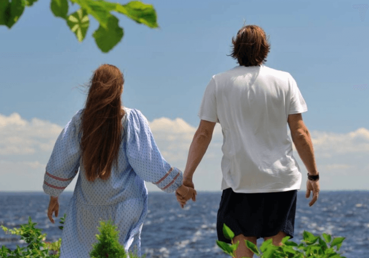 Віталіна Біблів з чоловіком