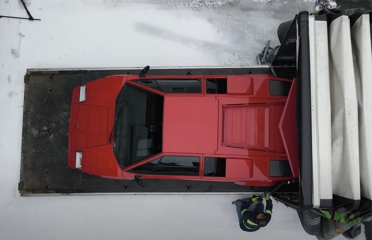 Lamborghini Countach 1984, суперкар Lamborghini