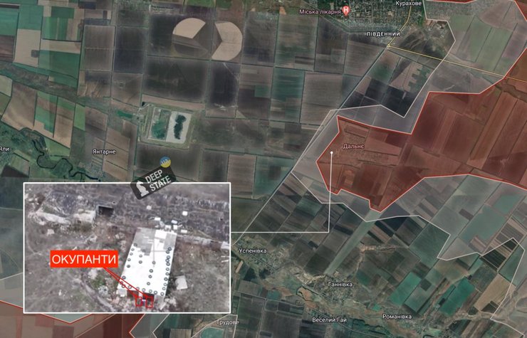 Дальнее, село Дальнее, Дальнее оккупировали