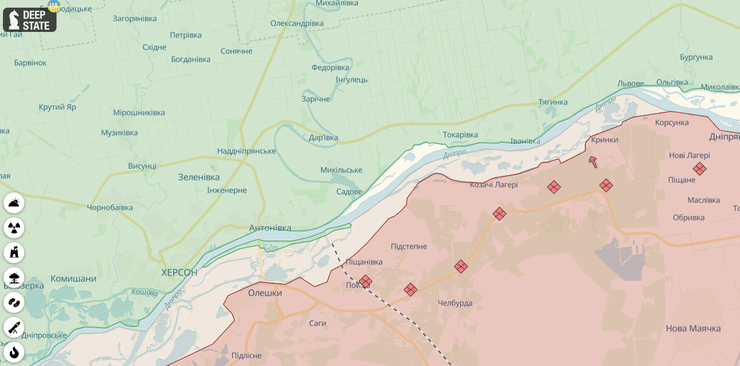 Крынки карта херсонская область