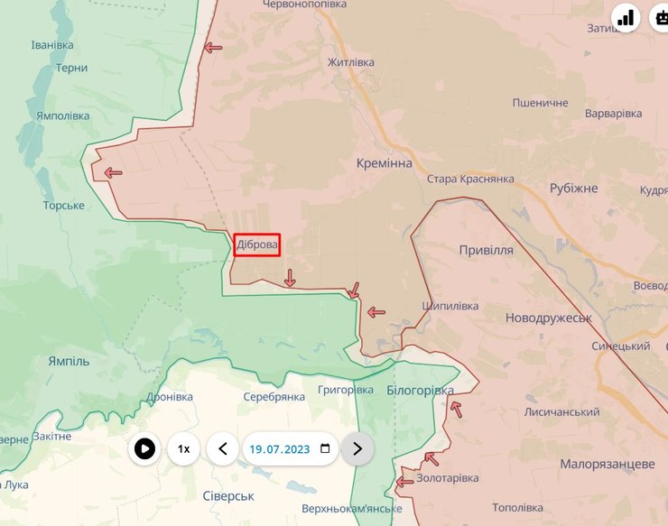 Ситуация на Лиманском направлении