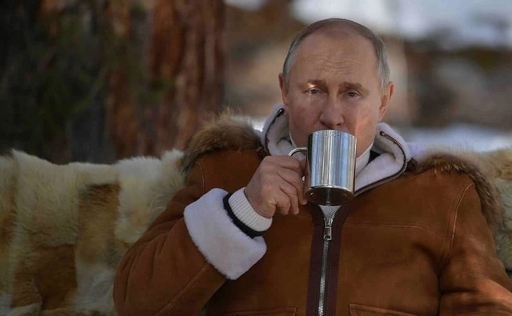 Владимир Путин, Сергей Шойгу, Сибирь, Вездеход, Зима, Кремль