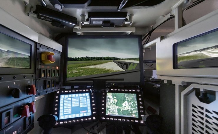 Panther KF51, танк, дисплей