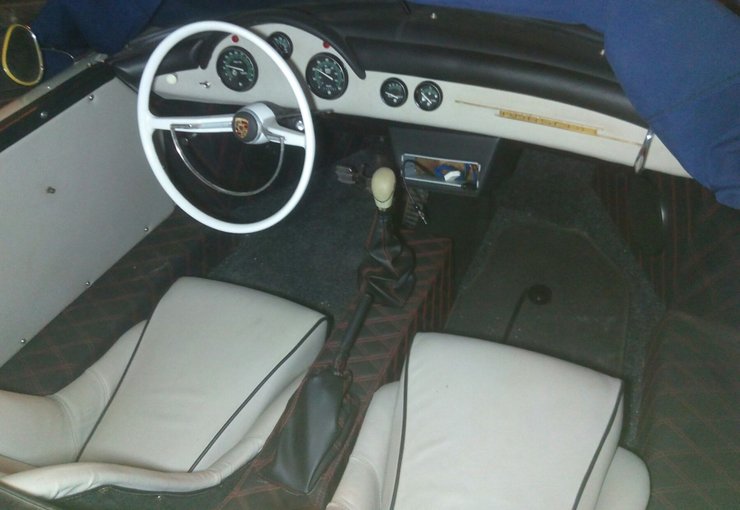 салон порше 356, Porsche 356 Speedster, Porsche 356, копия Porsche 356, спорткар Porsche