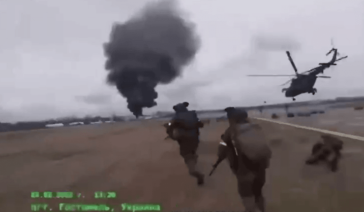 оборона киева, хронология войны в украине, гостомель, аэропорт гостомель, битва за гостомель, высадка в гостомеле, десант в гостомеле