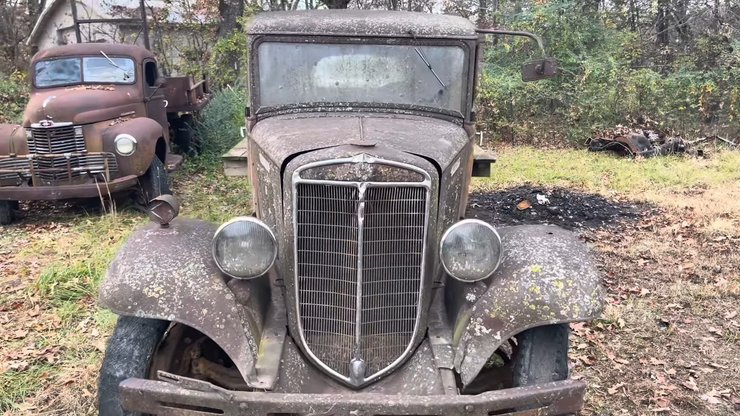 International C-30, International C-30 1935, грузовик International, заброшенные авто