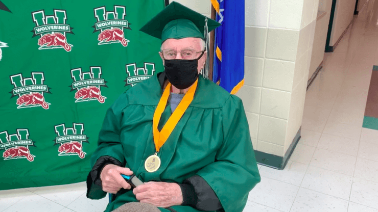 сша, школа, диплом, ветераны, вторая мировая война