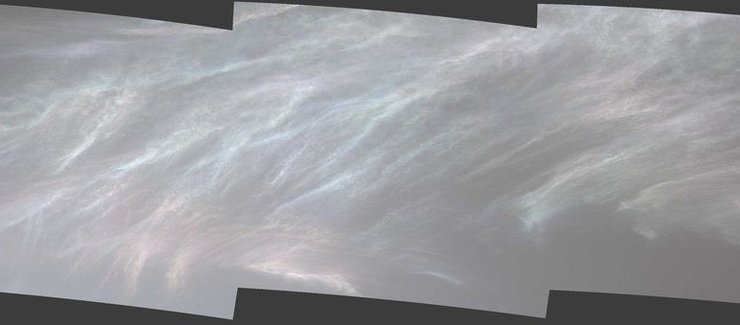 Облака на Марсе