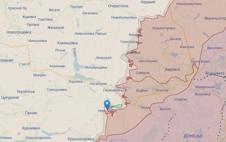 бои на востоке, бои на Донбассе, Невельское ситуация, Невельское 13 марта