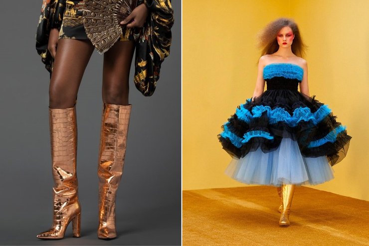 Золотые сапоги 2021 фото