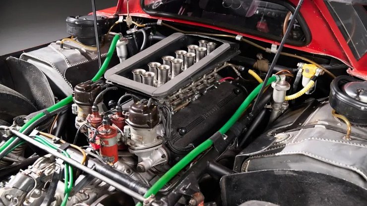 мотор феррари 250, Ferrari 250 LM 1964, Ferrari 250 LM, спорткар Ferrari, Ferrari 250