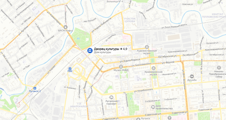 Дом культуры на карте
