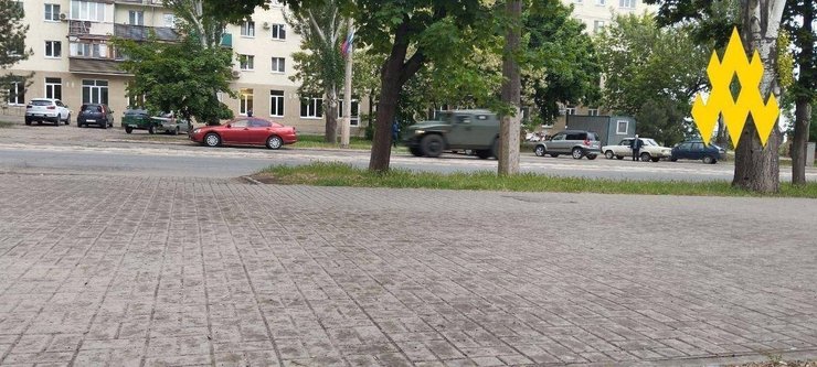 Военная техника ВС РФ в Мариуполе