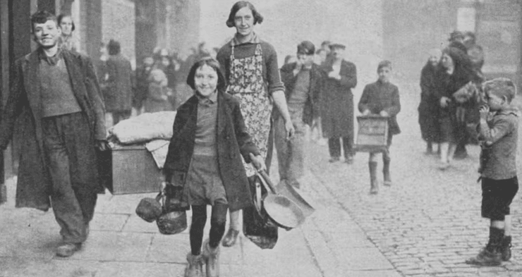История улицы Болд-стрит в центре Ливерпуля