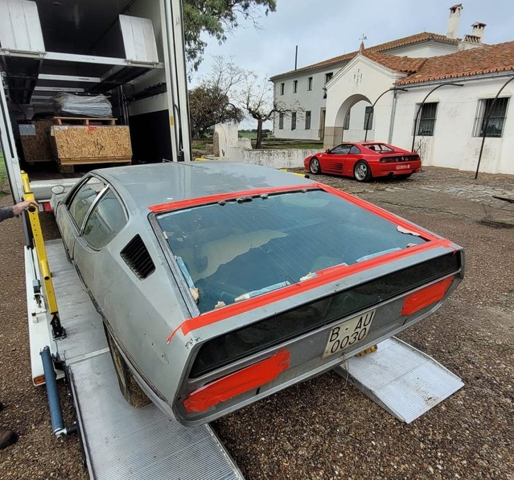 купе Lamborghini Espada, Lamborghini Espada 1970, покинуті авто, суперкари Lamborghini