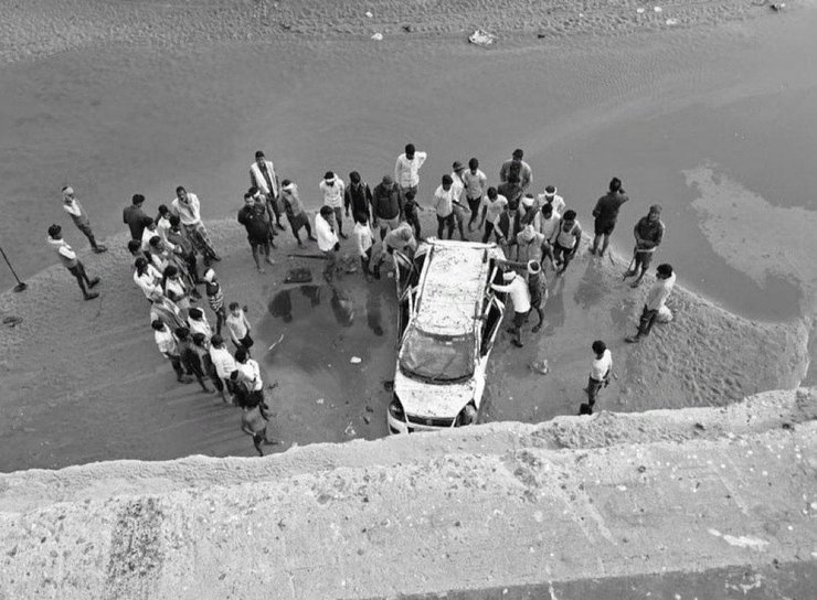 Индия, Google Maps, машина, мост, фото