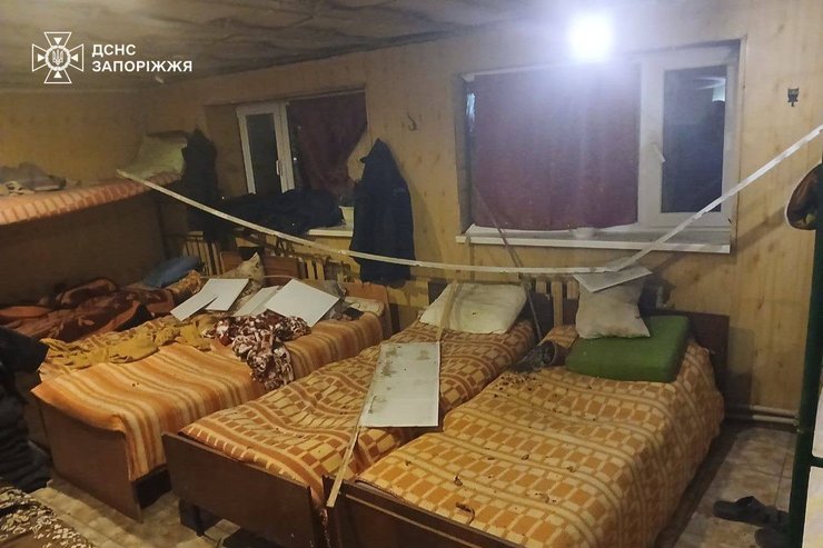 Наслідки нічної атаки у Запорізькій області