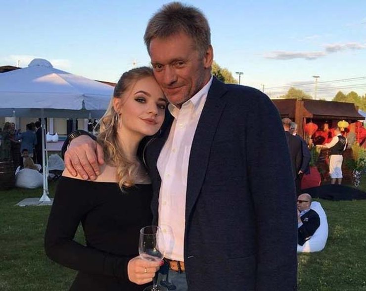 Донька Дмитра Пєскова Ліза є найстаршою з його дітей