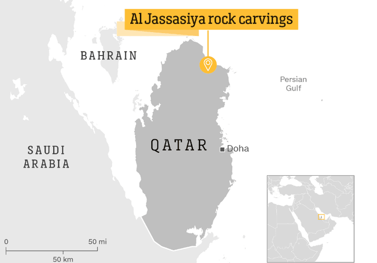 исследования, наскальные рисунки, петроглиф, катар, история, находка, резьба, археология, аравийский полуостров, древние люди, Аль-Джассасия