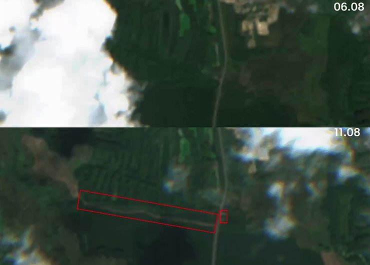 Новые окопы возле Льгова