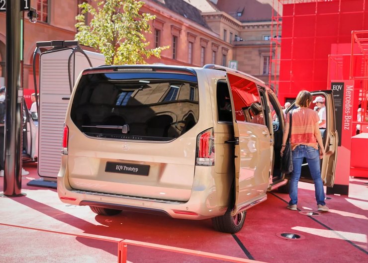 Mercedes-Benz EQV, Mercedes EQV, новый Mercedes EQV, электромобиль Mercedes EQV