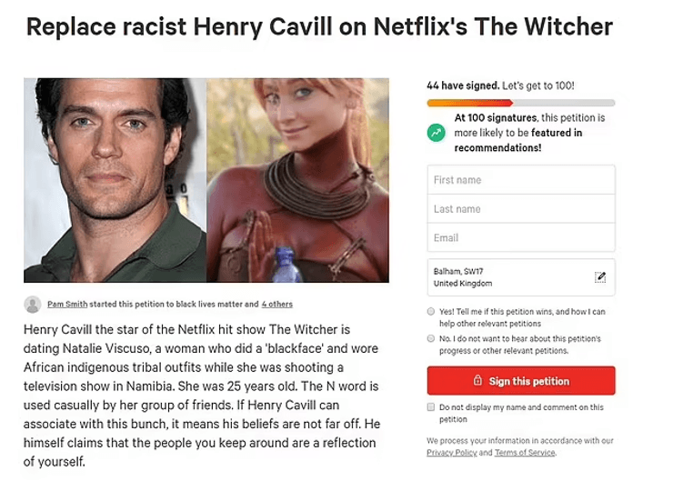 Кавилл петиция