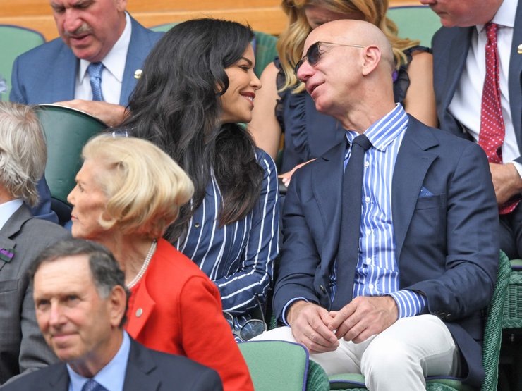 Лорен Санчес, Джефф Безос