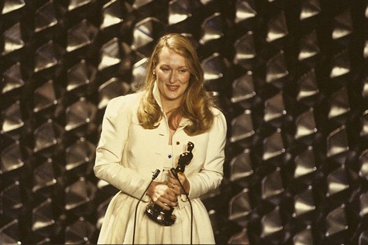 Мерил Стрип - мифологически лиса. Актриса получает свой первый  Оскар  в 1980