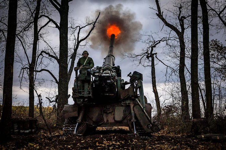 САУ "Пион", артиллерийская установка, артиллерийский выстрел, пушка