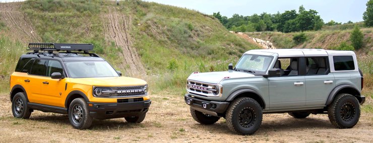 Ford Bronco and Bronco Sport